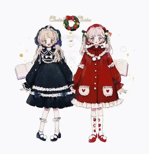 【精选动漫】可爱小女生全身图,卡哇伊