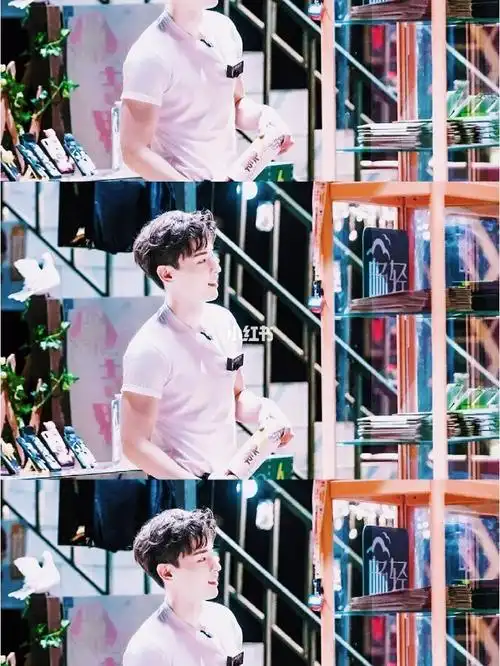 邓伦 # 三宫格你们要的图来了_h&m怎么样_时尚_穿搭