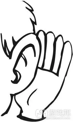 表示聆听的简笔画幼儿学会倾听简笔画倾听者简笔画宝宝英文认知 听