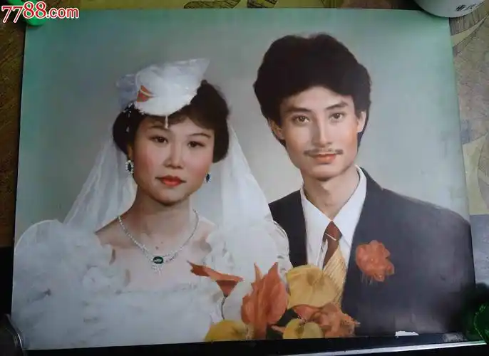 漂亮新娘大型结婚照(40x30cm)-se23395982-老照片-零售-7788收藏