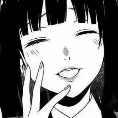 黑白头像动漫女丧高清超酷的二次元黑白女头丧图片