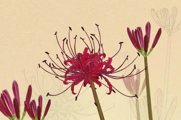 彼岸花古风图片