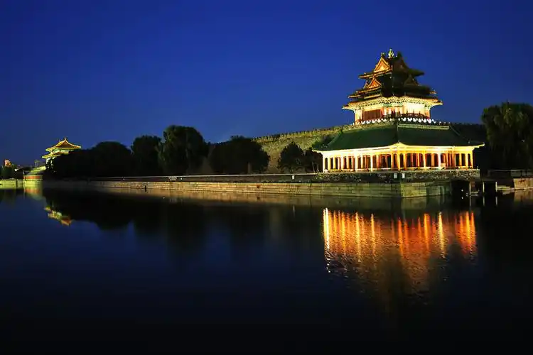 17-vcg114976588832008年8月13人,北京市,故宫角楼夜景