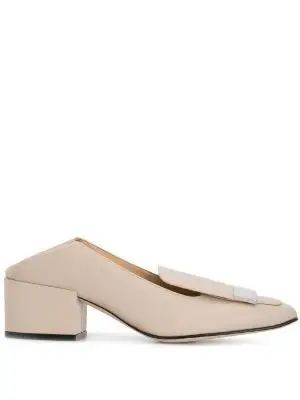 sergio rossi sr1粗跟高跟鞋