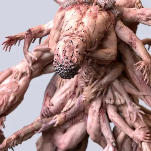 艺术家leegriggs为燕麦工作室的三部大火短片中怪物所制作的模