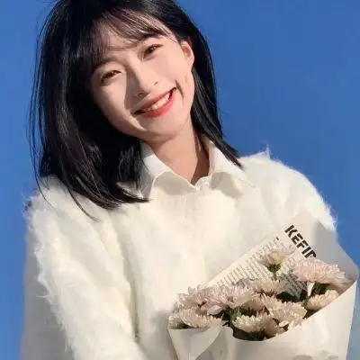 笑得很开心的女生头像图片,别惹爱笑的女生哭