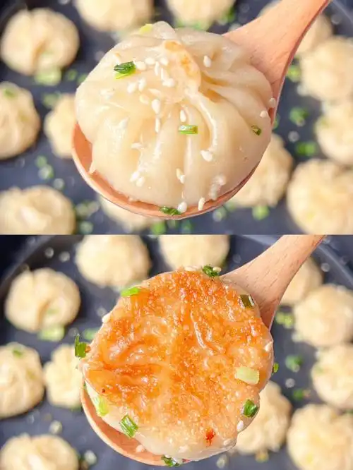 不用揉面75酥脆的拇指生煎包