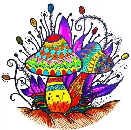 创意色彩简笔画集 简笔画图片大全-普车都