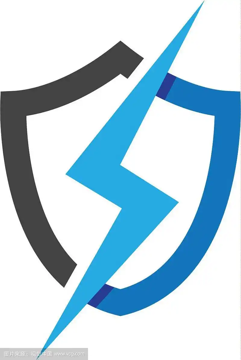 闪电标志模板图标设计