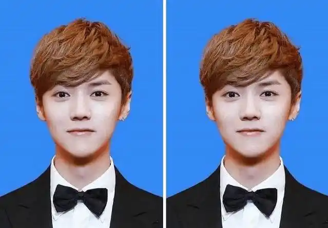 男明星的蓝底证件照,易烊千玺可爱,王俊凯养眼,王源的太漂亮了