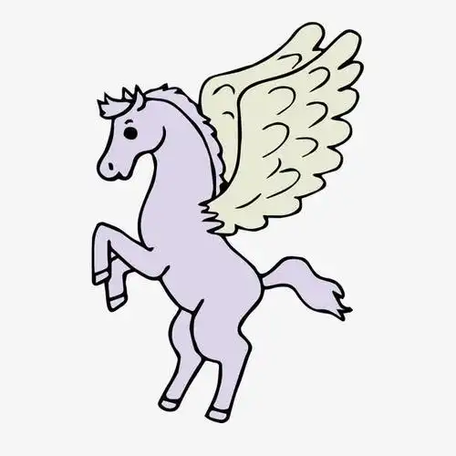 儿童简笔画天马 简笔画图片大全-蒲城教育文学网