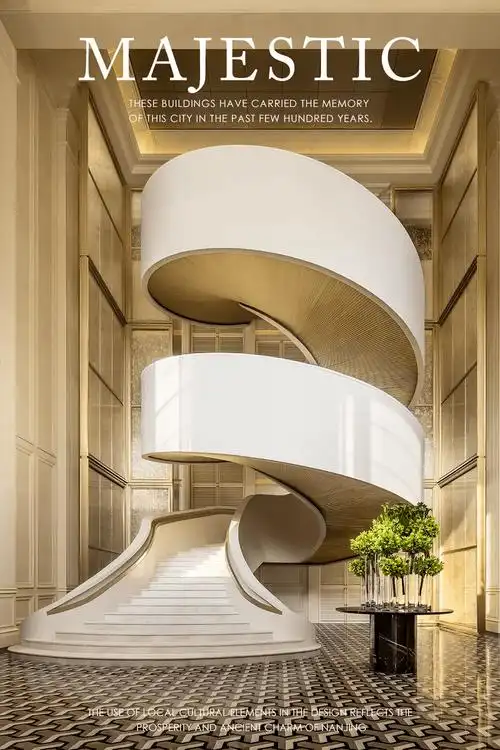 大理石弧形楼梯 | 现代风&欧式风,你喜欢哪一种?