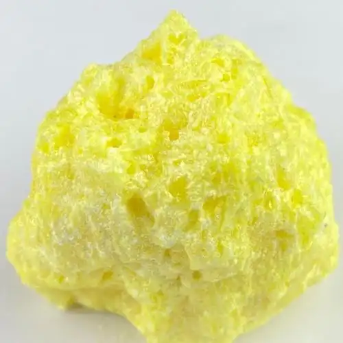 纯硫磺天然矿石硫磺中药硫磺生硫磺原石张锡纯用法印尼火山口 500克块