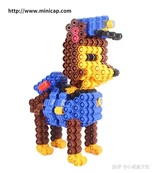 创意设计小小瓶盖也能当乐高积木玩具