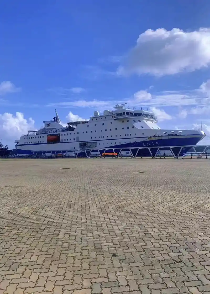 南海三沙1号客船,试船中#最美海岛 #扬帆起航 #星辰大海  - 抖音