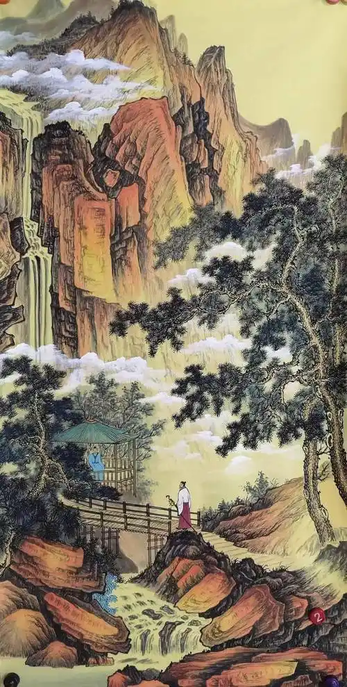 中国大画家青年实力派国家一级画家李进潮山水国画精品展在京开幕