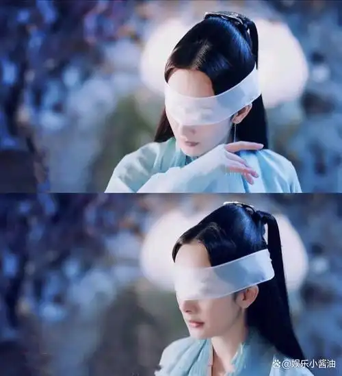 古装纱布蒙眼的女子,杨幂唯美,刘晓庆前卫,孟子义最特别!