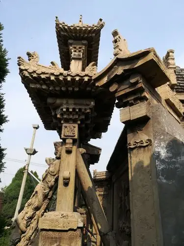 原平(崞县)八景之一:朱氏牌楼