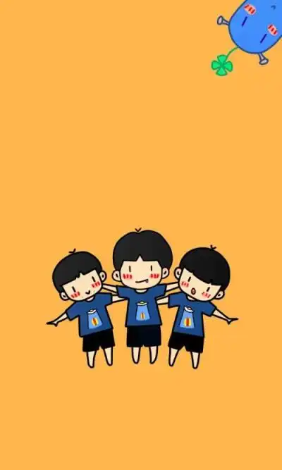 三小只适合做壁纸的图