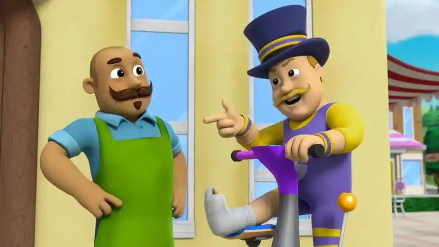 汪汪队:市长到处炫耀自己的脚趾受伤好严重,去店里蹭东西喝!