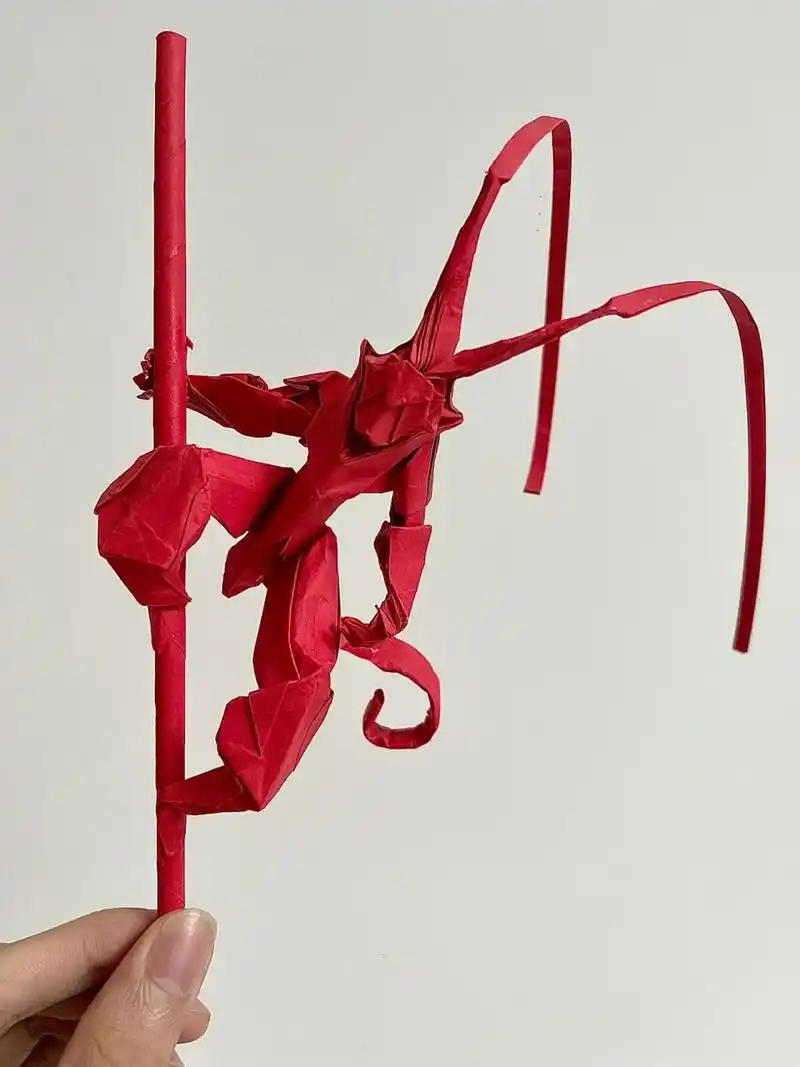 折纸《齐天大圣》2.0 今天又折了齐天大圣