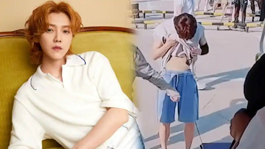 鹿晗掀上衣发现腹肌没了,肚子上的肉肉好可爱,网友:不自律