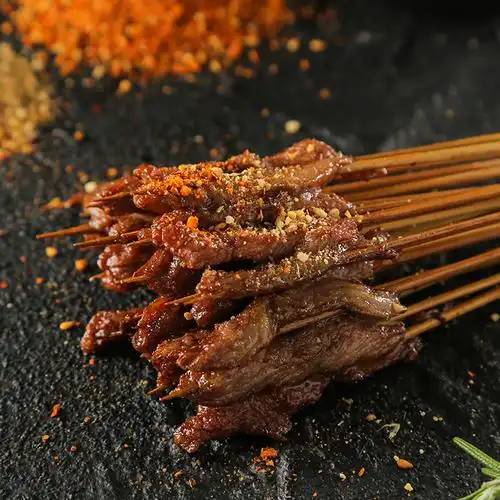 牛肉风味街霸小串肉串商用网红夺命炸串食材鸡肉丸