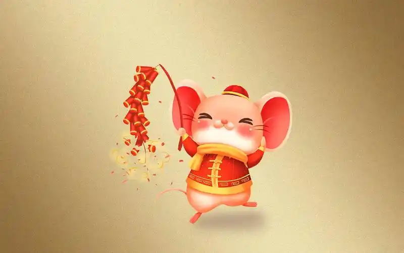 2020鼠年卡通鼠高清桌面壁纸