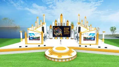 音乐会舞台设计 疫情期间在家做的
