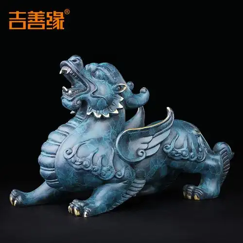 吉善缘霸王貔貅全铜貔貅摆件 客厅店铺开业礼品铜器厂家0180