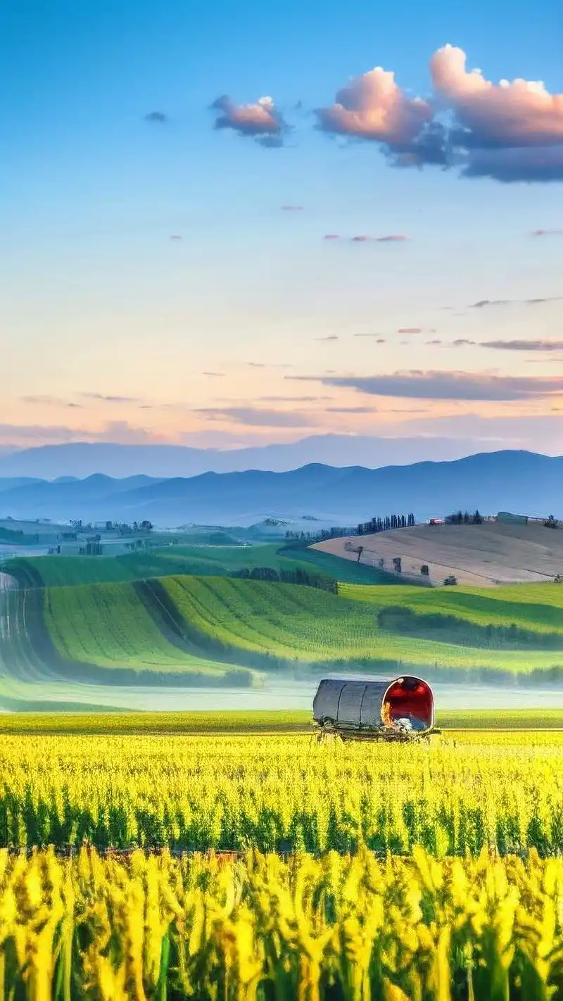 9月新壁纸94金秋丰收麦田