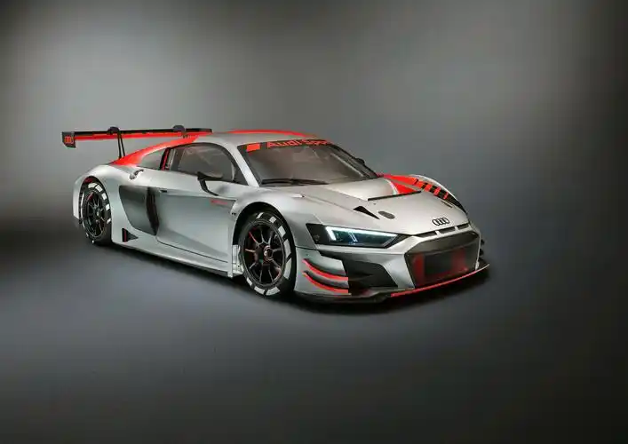 奥迪,改装车,r8 lms 2019,银色,汽车,照片,4096x2896