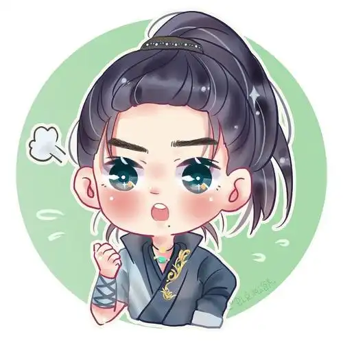 虹豆松餻绘画q版肖战