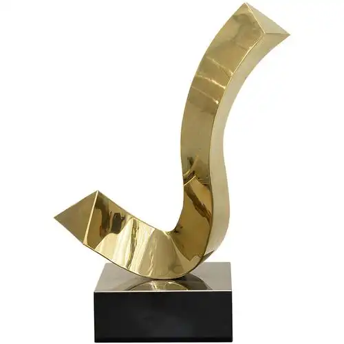 现代金属抽象雕塑雕塑艺术艺术品酒店会所办公室创意摆件