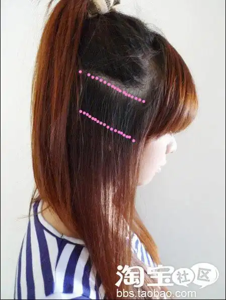 长直发烫内蓬是什么样子的/要图