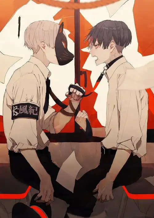 日推画师さくしゃ2作品妖艳病娇的美少年