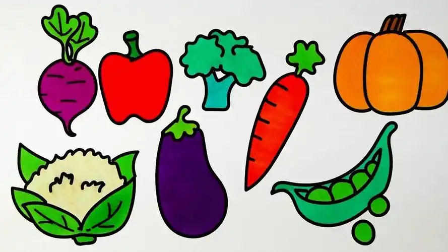 简笔画蔬菜水果大全儿歌
