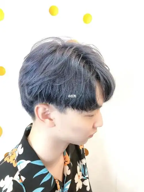 男生发色#蓝灰色#温哥华染发