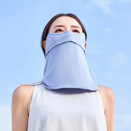 vvc夏季女防晒面罩冰丝遮阳面罩(热品库)