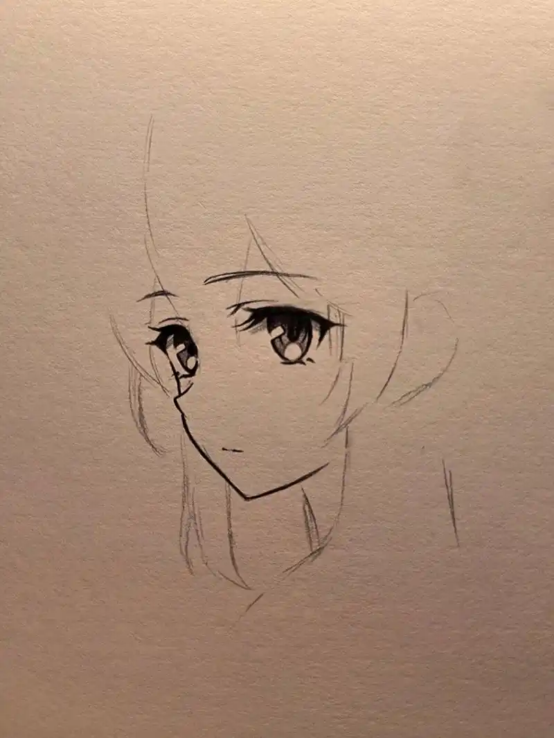 画高马尾女生 教你画扎高马尾女生