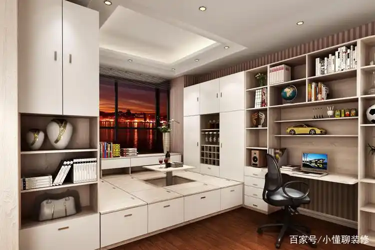 偷偷告诉你:这些实用性的书房设计,真的很赞