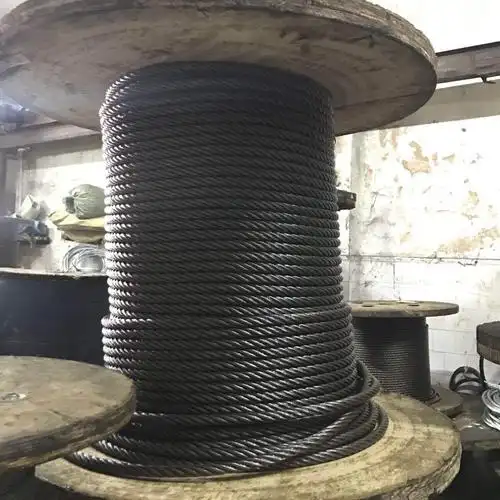 江苏力矩钢丝绳15mm5吨10吨行车电动葫芦油性637fc15哩