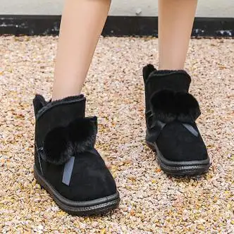 女士切尔西靴>环球>环球新款棉鞋保暖女鞋雪地靴女款冬季短筒加绒加厚