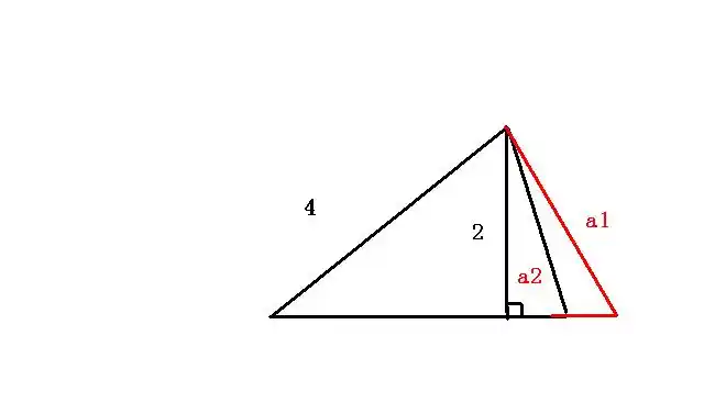为什么一个三角形的边长为4,高为2 ,则这个三角形就是等腰直角三角形?
