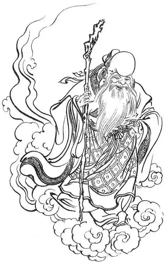 南极仙翁一名主要记载于明朝的百回神仙小 - 抖音