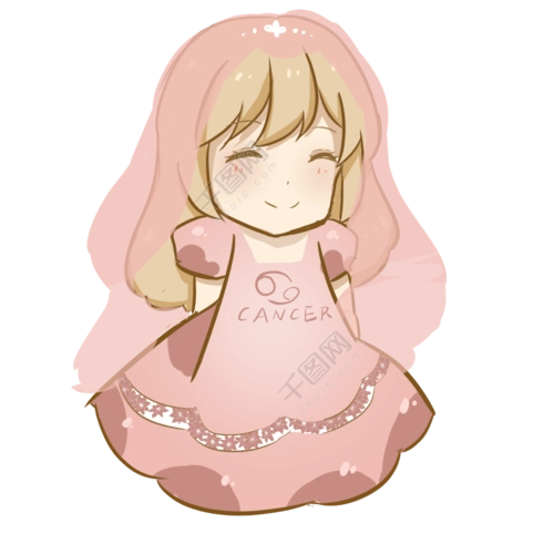 十二星座之巨蟹座婚纱主题梦幻可爱唯美少女