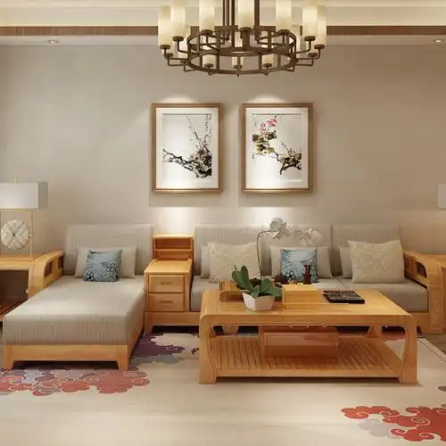 二,中式风格 中式风格的沙发分为旧中式和新中式,旧中式风格的沙发