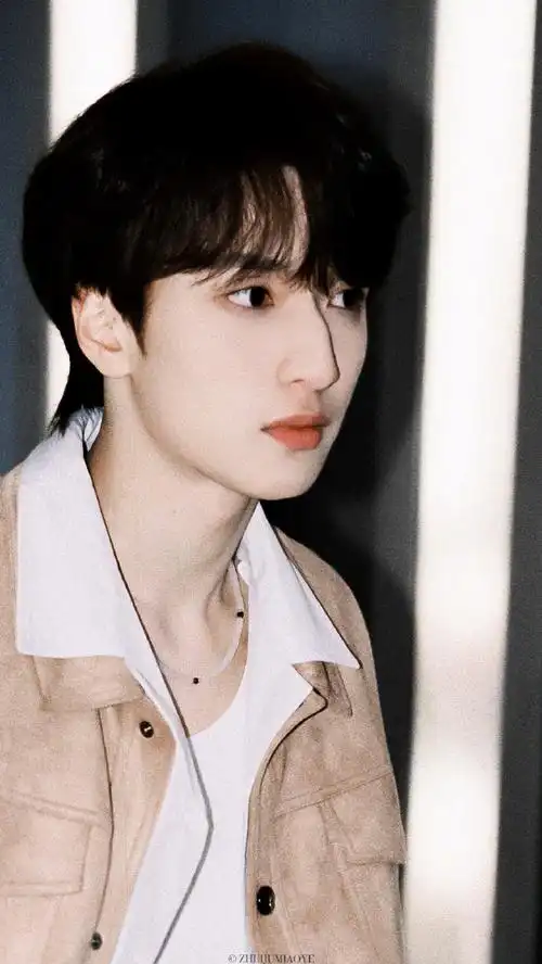 严浩翔侧颜四宫格随拍