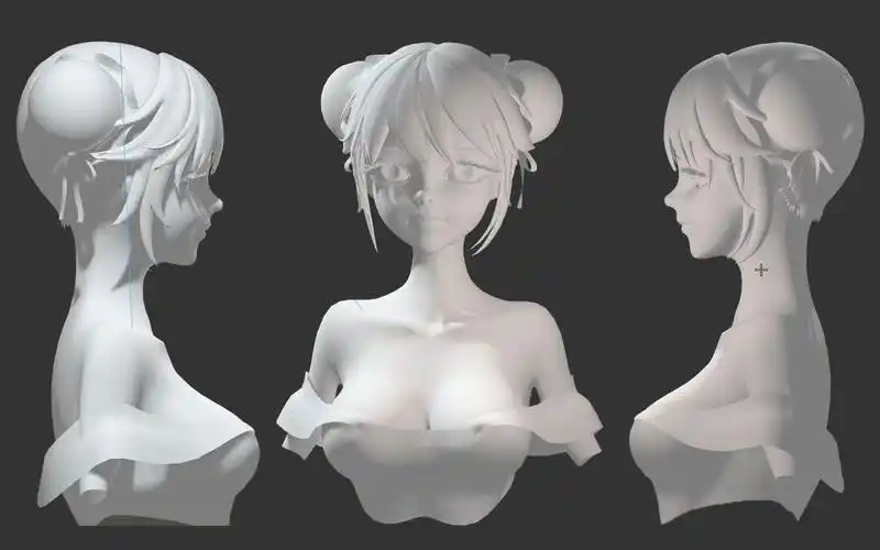 3dmax人物建模-小乔角色模型布线技巧,3dmax新手教程