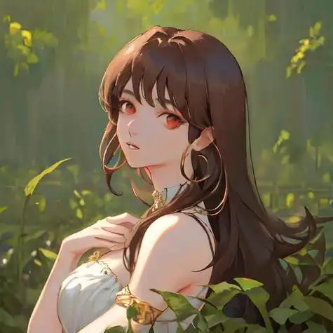 森林系动漫女生头像唯美